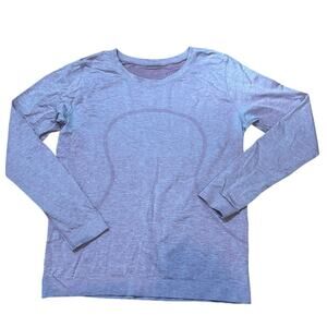 Lululemon Swiftly Tech Long Sleeve Shirt Heathered Pink Size 4 Gorpcore Athletic